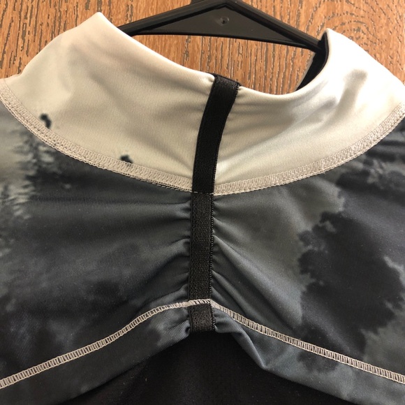 Icyzone Women’s Workout Track Jacket Activewear 1/2 zip running clothes size L - Picture 5 of 8